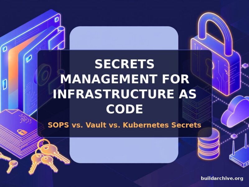 Secrets Management for Infrastructure as Code: SOPS vs. Vault vs. Kubernetes Secrets