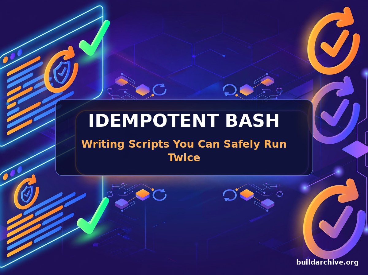 Idempotent Bash: Writing Scripts You Can Safely Run Twice - Build Archive