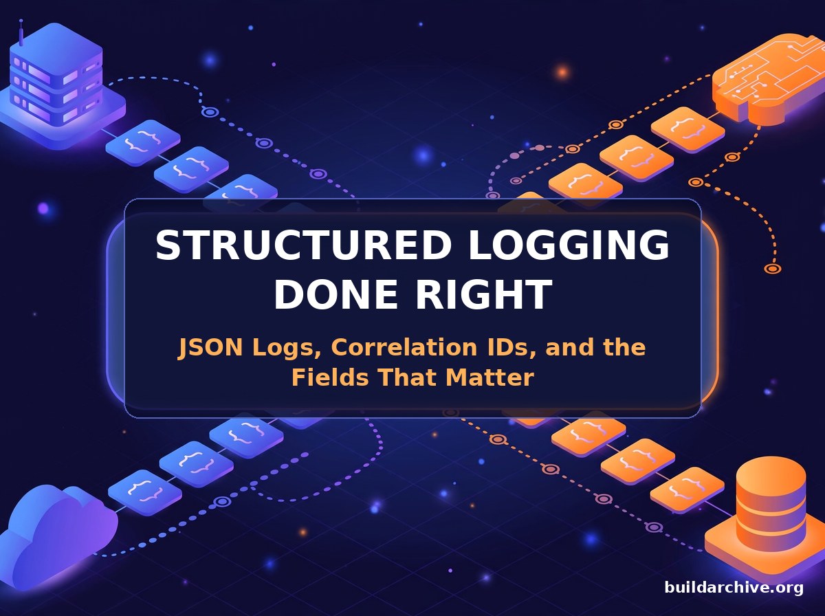 Structured Logging Done Right: JSON Logs, Correlation IDs, and the Fields That Matter - Build Archive