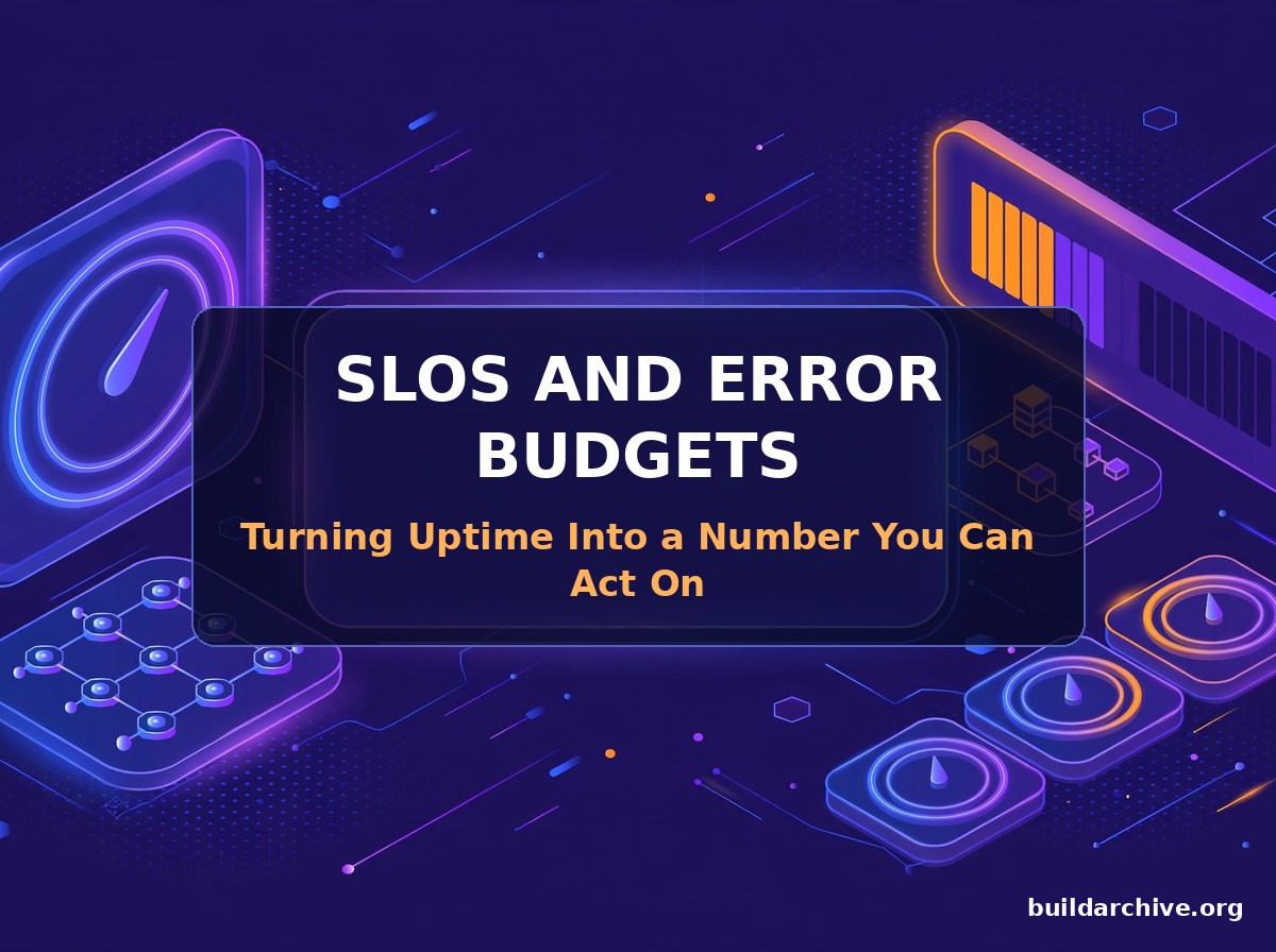 SLOs and Error Budgets: Turning Uptime Into a Number You Can Act On - Build Archive